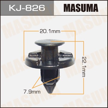 Клипса автомобильная KJ826 MASUMA