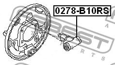 Цилиндр тормозной задний 0278-B10RS Febest