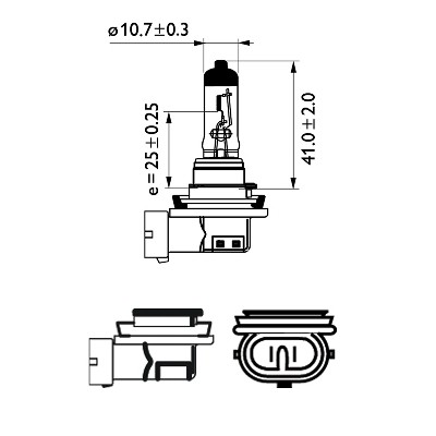 Лампа H11 X-treme Vision Pro150 12362XVPB1 PHILIPS