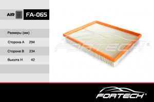 Фильтр воздушный FA065 FORTECH