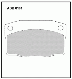 Колодки передние ADB0161 ALLIED NIPPON