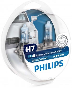 H7/W5W White Vision 12V Лампа (к-кт 2шт в пласт. уп.) 12972WHVSM PHILIPS