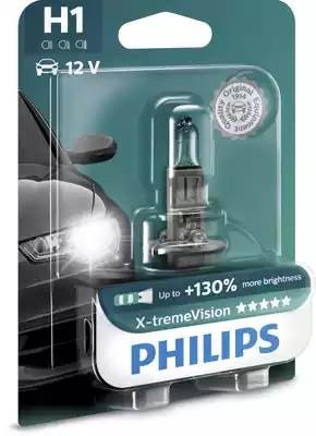 H1 X-treme Vision +130% 12V 55W Лампа в блистере 1 шт 12258XVB1 PHILIPS