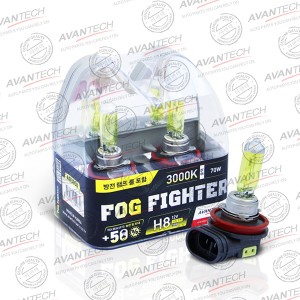 Лампа высокотемпературная Avantech FOG FIGHTER, комплект 2 шт. H8 12V 35W (70W)  AB3008 AVANTECH