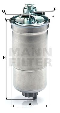 Фильтр топливный WK853/3X MANN FILTER