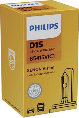 Лампа D1S 85V(35W) Xenon Vision картон 85415VIC1 PHILIPS