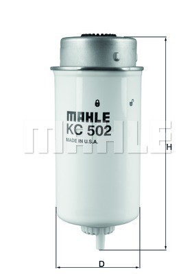 KC502_фильтр топливный!\Ford Transit 2.0/2.4TDCI 02-06 KC502 MAHLE KNECHT