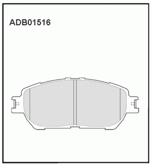 Колодки передние ADB01516 ALLIED NIPPON