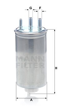 Фильтр топливный WK8039 MANN FILTER