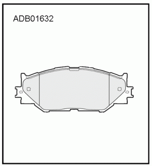 Колодки передние ADB01632 ALLIED NIPPON