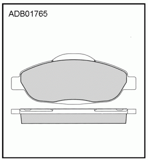 Колодки передние ADB01765 ALLIED NIPPON