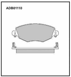 Колодки передние ADB01110 ALLIED NIPPON