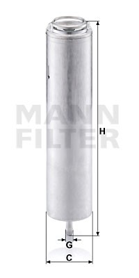 Фильтр топливный WK5002X MANN FILTER