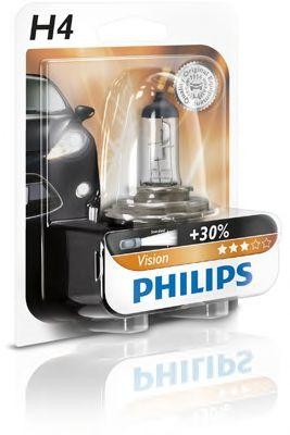 H4 Premium 12V (6055W) Лампа стандарт 1 шт в блистере 12342PRB1 PHILIPS
