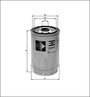 Фильтр топливный KC63/1D MAHLE KNECHT