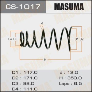 Пружина задн. CS-1017 MASUMA