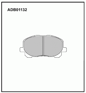 Колодки передние ADB01132 ALLIED NIPPON