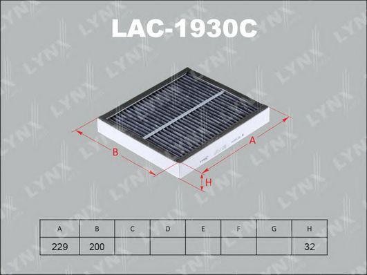 Фильтр салонный угольный LAC-1930C LYNXAUTO