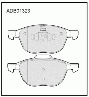 Колодки передние ADB01323 ALLIED NIPPON