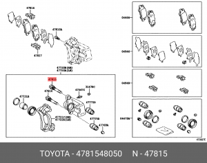 ШТИФТ 47815-48050 Toyota lexus