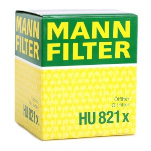 Фильтр масляный [картридж] HU821X MANN FILTER